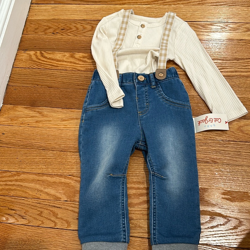 Cat & Jack Baby Outfit 18 Months - Brand New With Tags - Picture 1 of 5